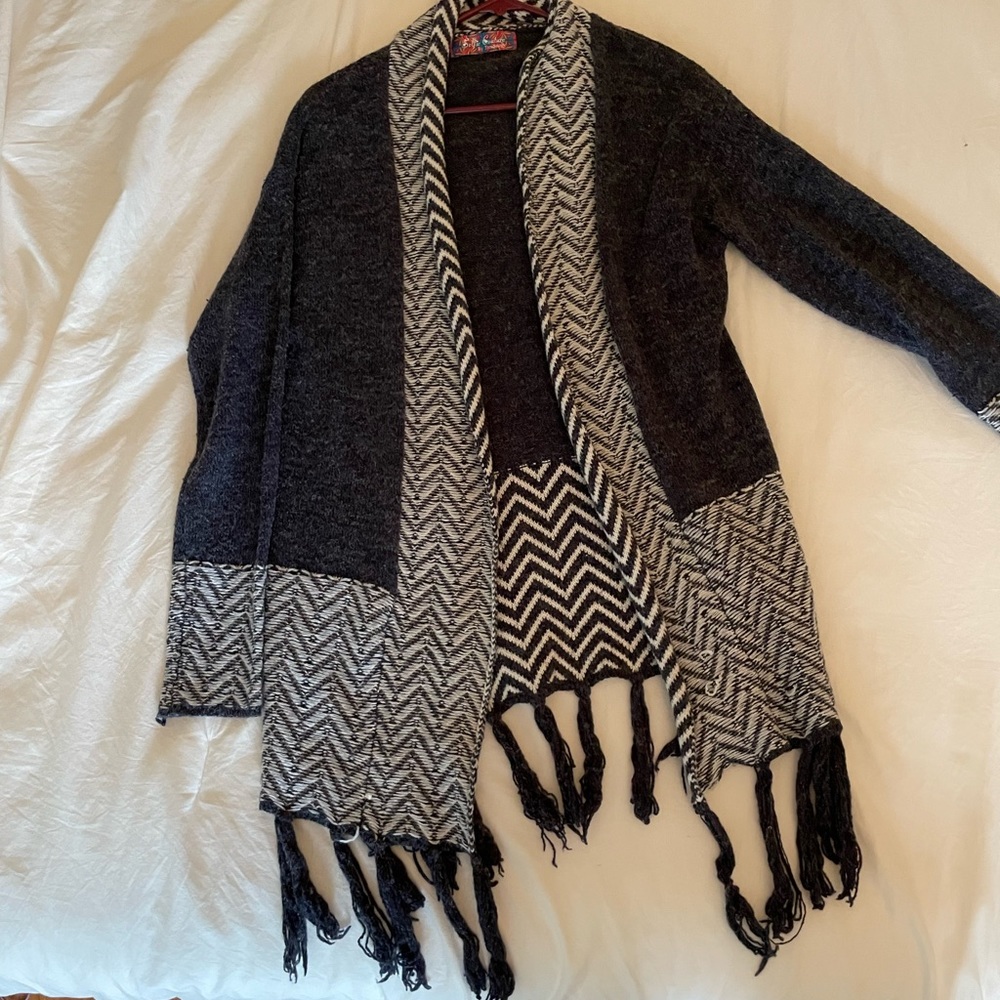 Selfie Couture Fringe Cardigan